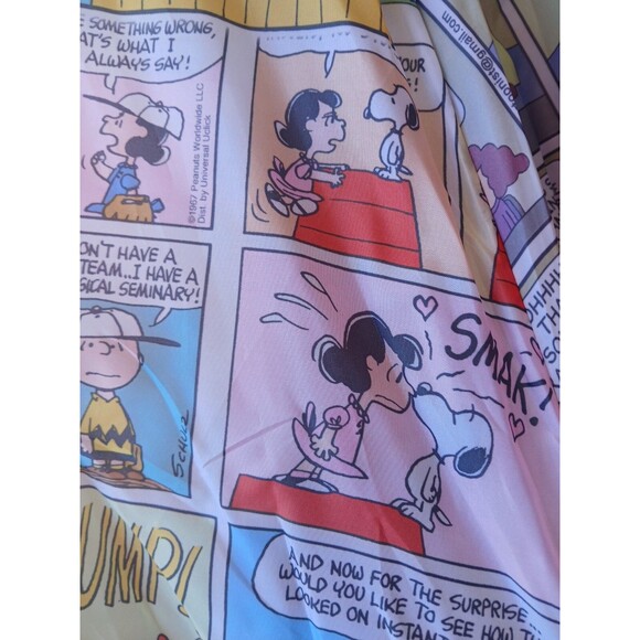 Ppi Peanuts Comic Strip Character Umbrella/ New/33in Wood Handle RARE - Picture 8 of 16